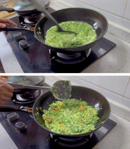 韭菜煎蛋成品